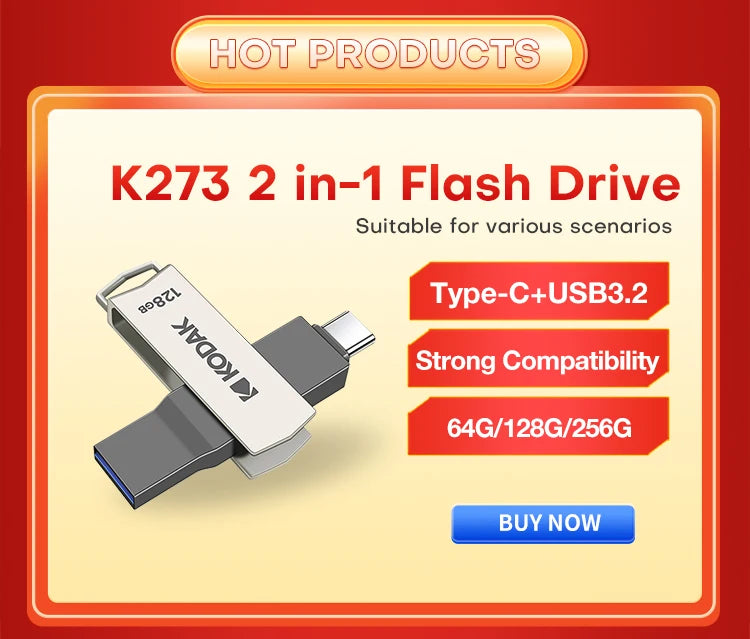 Kodak K122 USB 2.0 Mini Metall-Stick