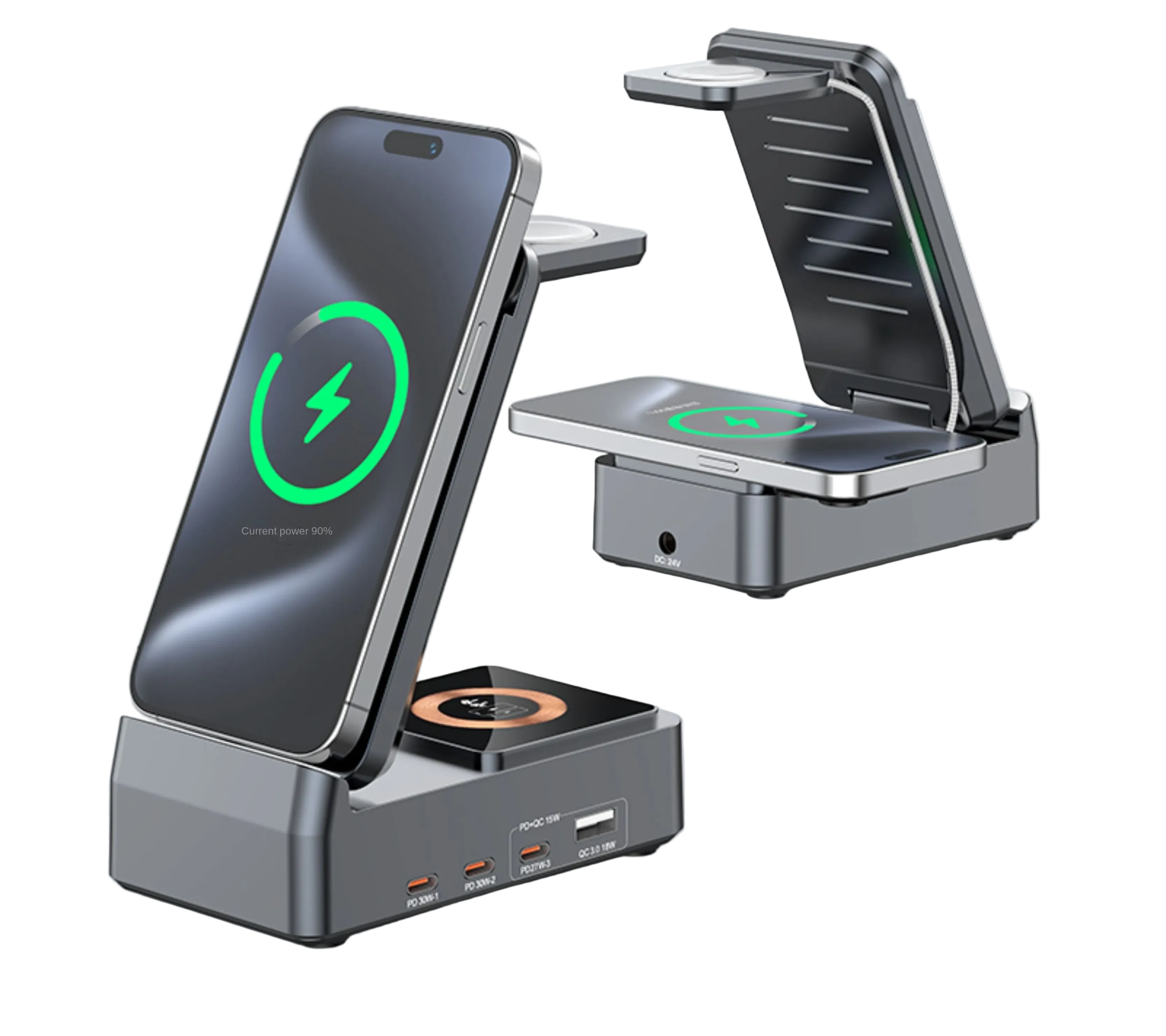 15W Magnetischer Handyhalter mit Schnellladefunktion Auto