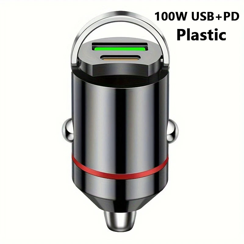 100W USB-C Autoladegerät Schnellladung Adapter