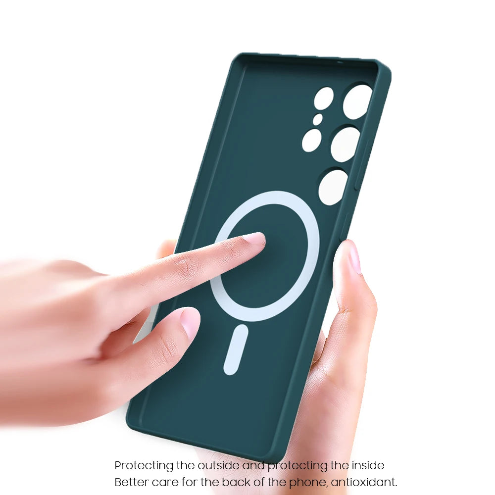 Magnetische Schutzhülle für Galaxy S25–S21