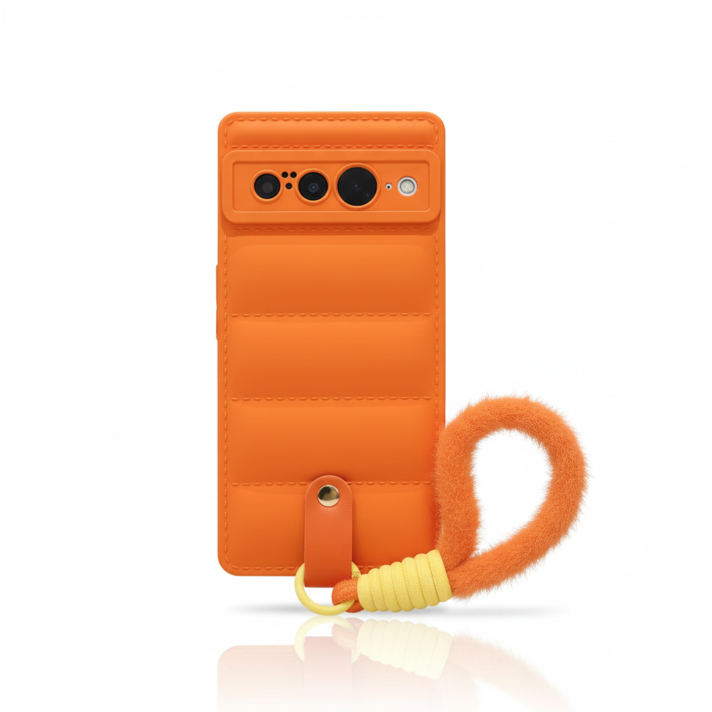 Modische TPU-Hülle mit Lanyard für Pixel 8