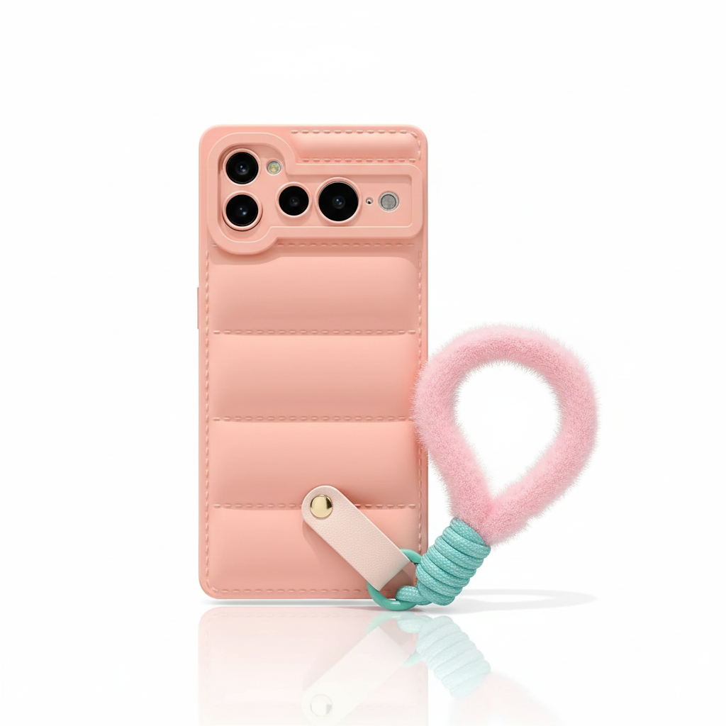 Modische TPU-Hülle mit Lanyard für Pixel 8