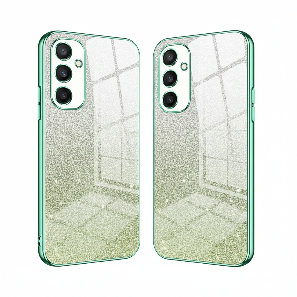 Luxury Glitter Gradient Silicone Case for Samsung S25