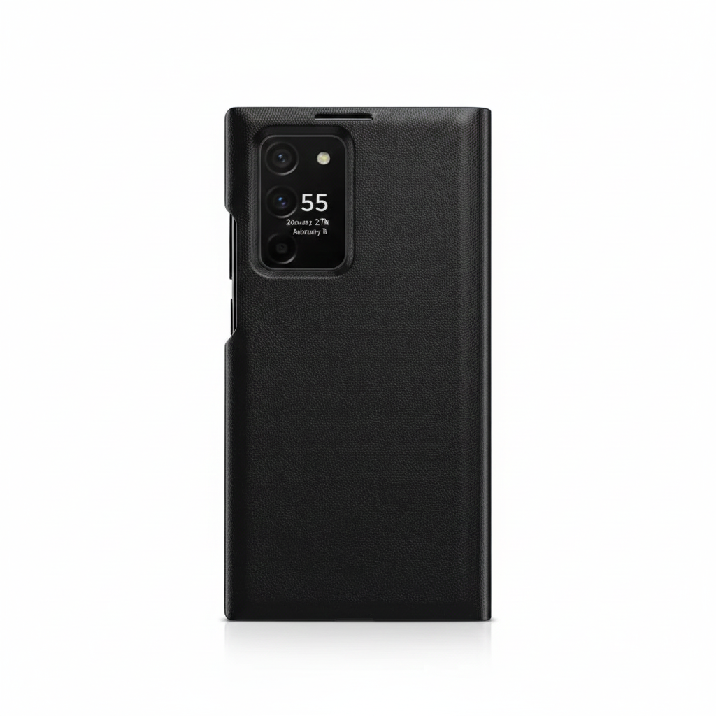 Minimalistische Leder Kartenhalter Hülle Samsung