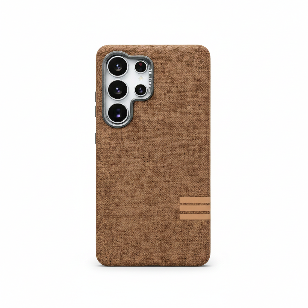 Luxury Linen Magnetic Case for Samsung S25