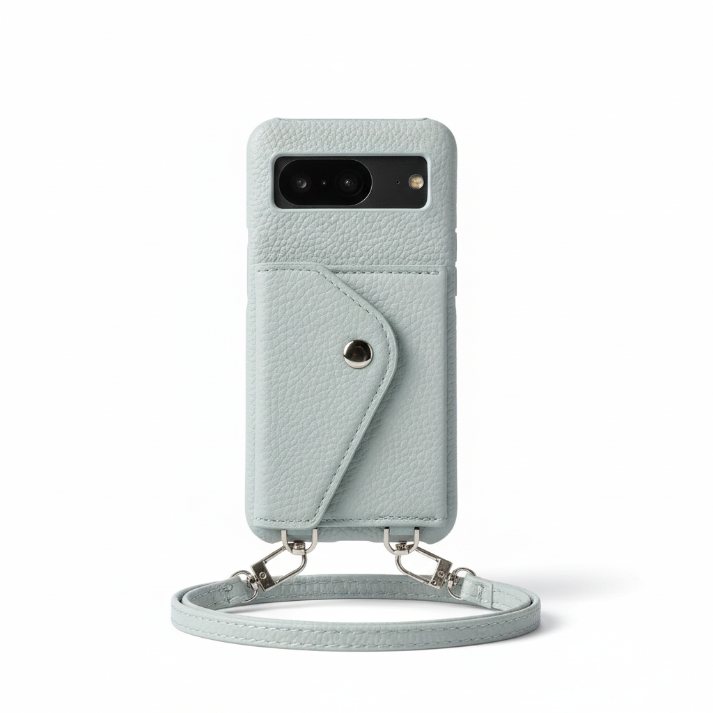 Crossbody Lederhülle für Google Pixel 8 Pro