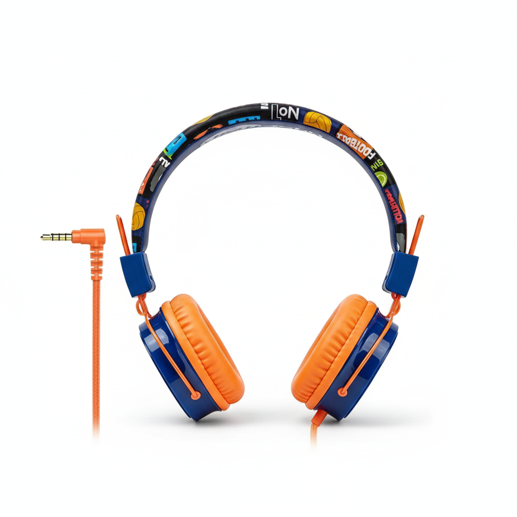 B2 Foldable Kids Headphones with Mic
