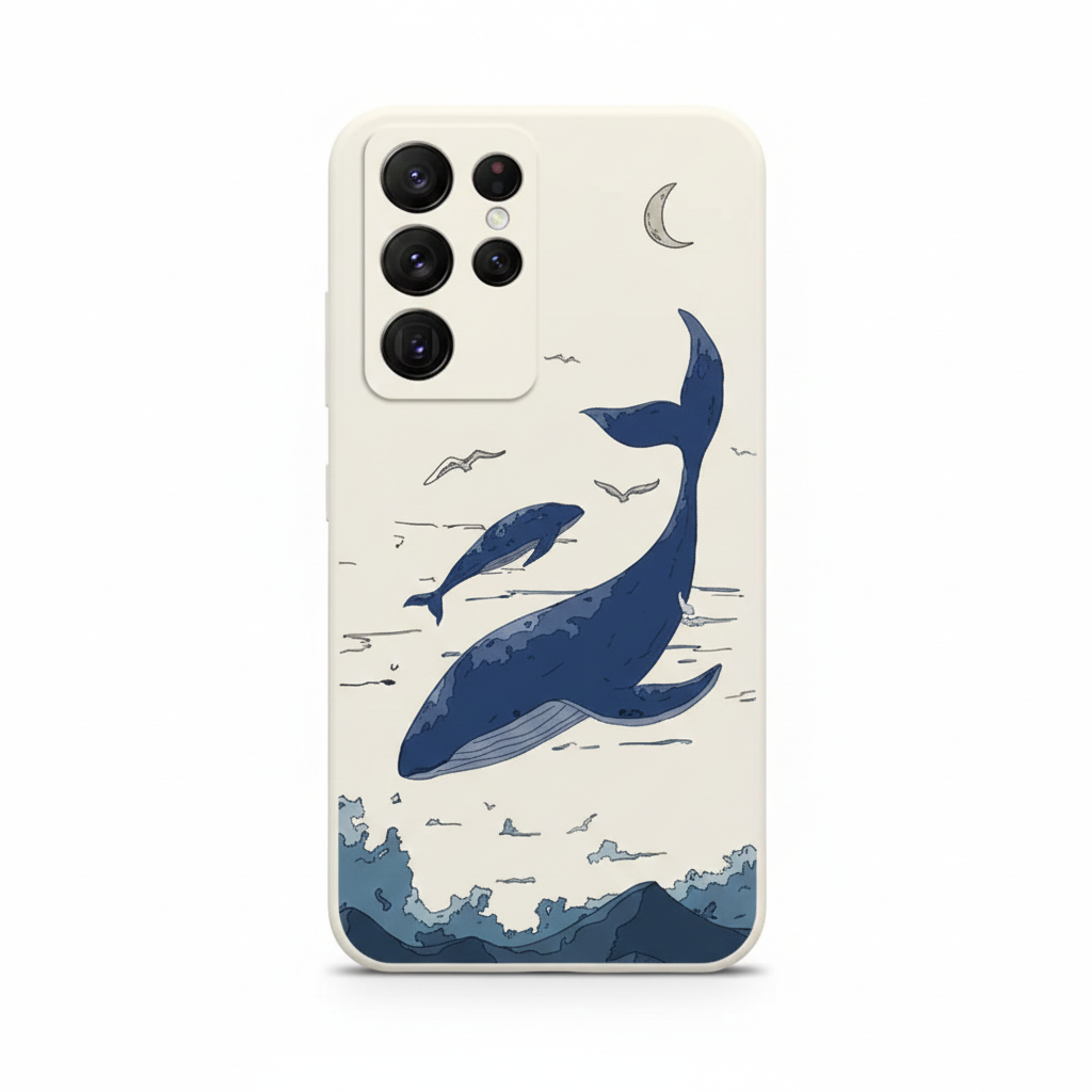 Fantasy Whale Case for Samsung Galaxy Models