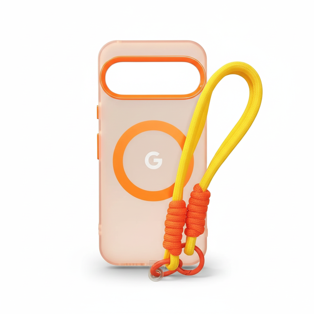 Mattierte transparente Handyhülle mit Band