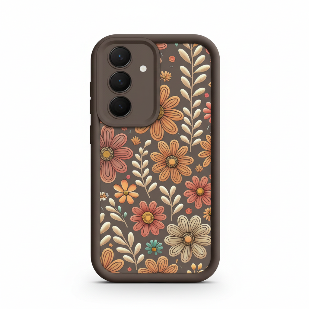 Blattmuster Silikonhülle für Samsung Galaxy Modelle