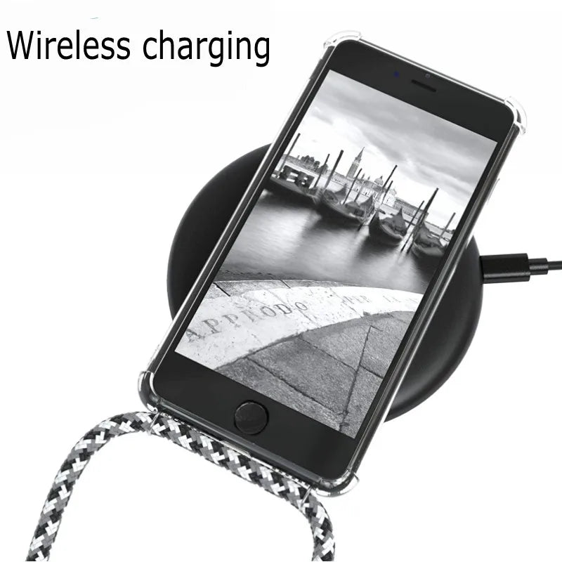 Clear Crossbody Lanyard Case with Shoulder Strap