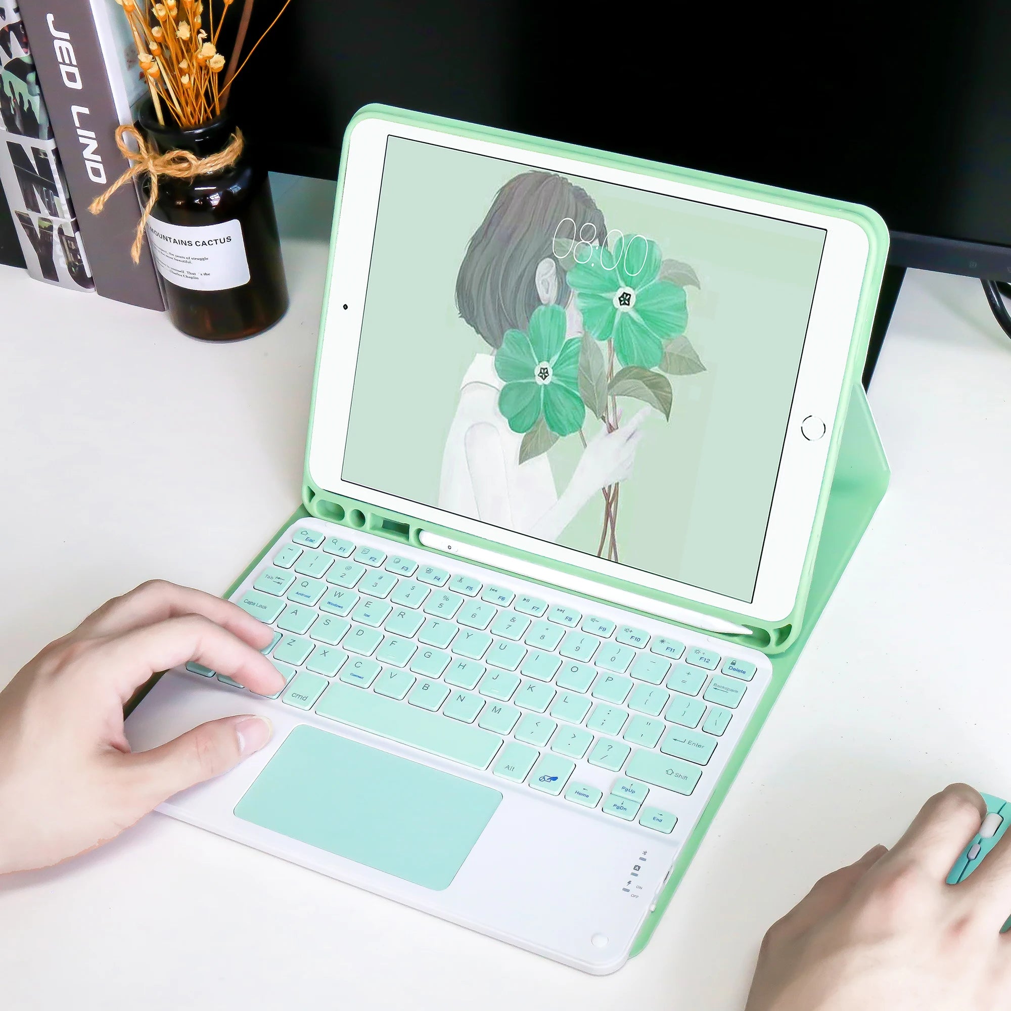 Kabellose Tastatur Maus Hülle für iPad Pro/Air