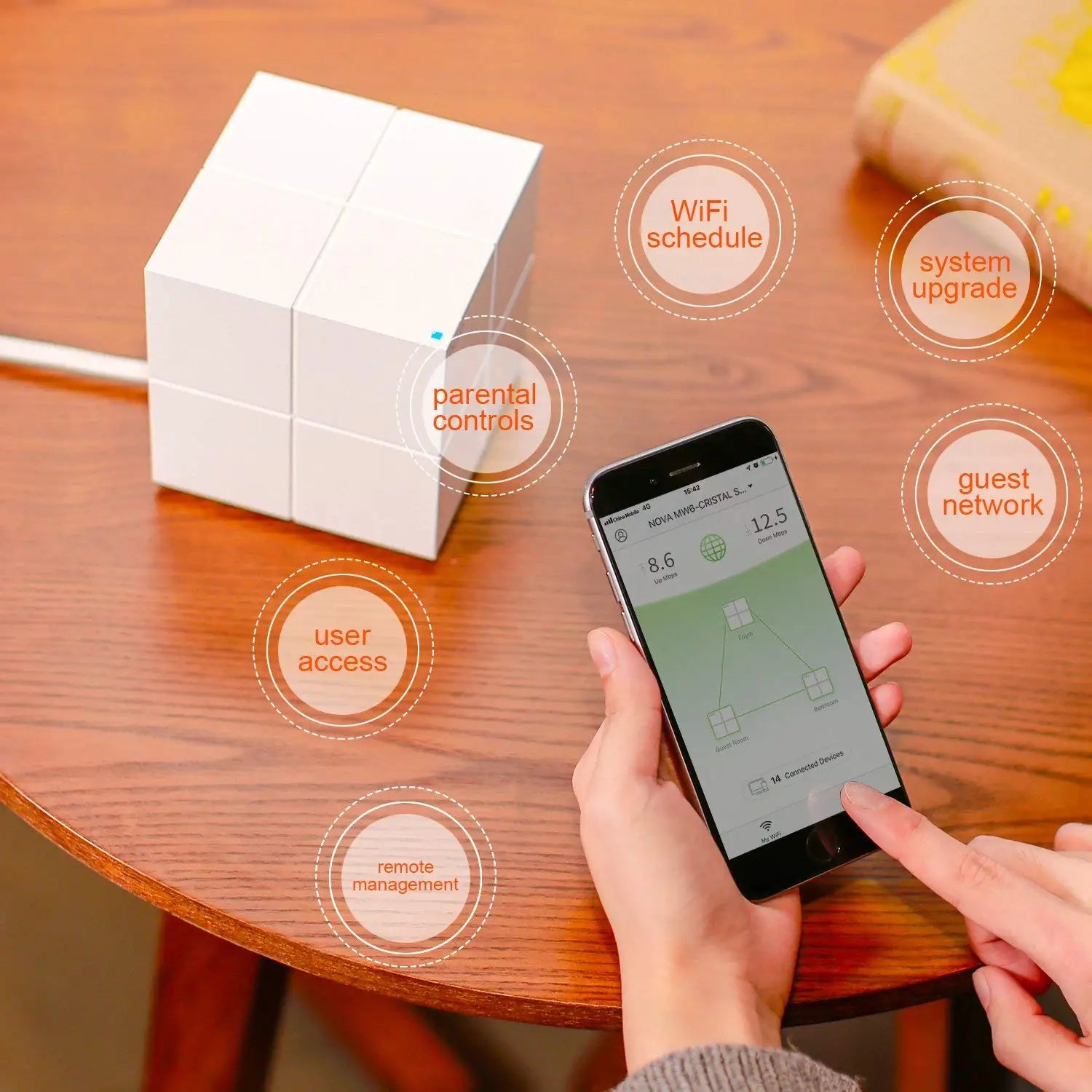 Tenda MW6 Mesh WLAN Router Dualband Gigabit