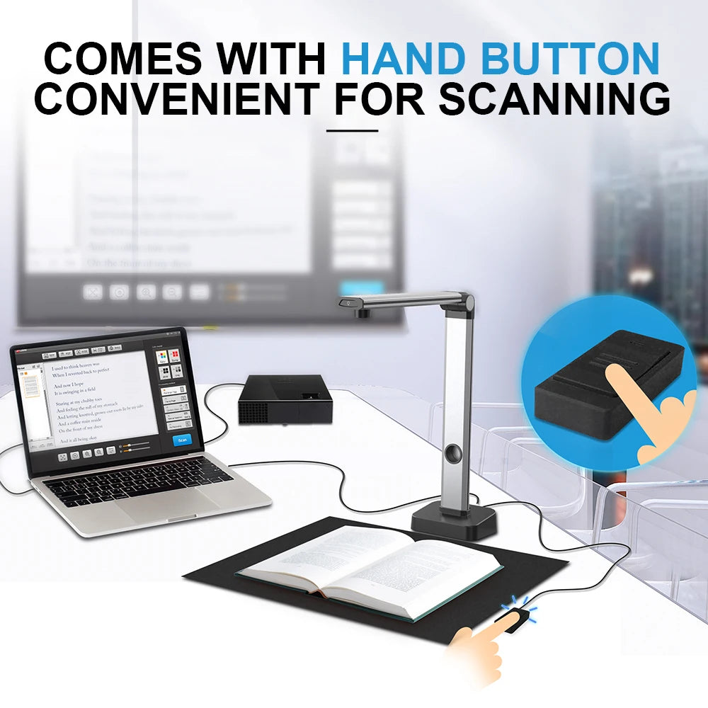 14 MP HD Buch- und Dokumentenscanner A3 OCR