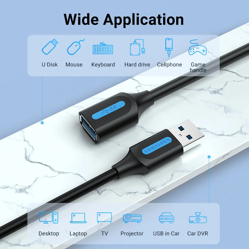 Vention USB 3.0 Verlängerungskabel 2.0