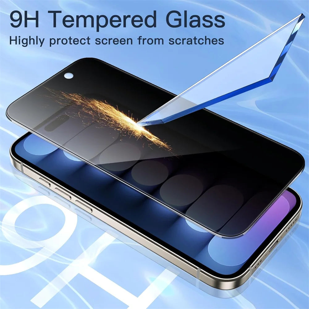 1-4 pieces iPhone anti-spy glass