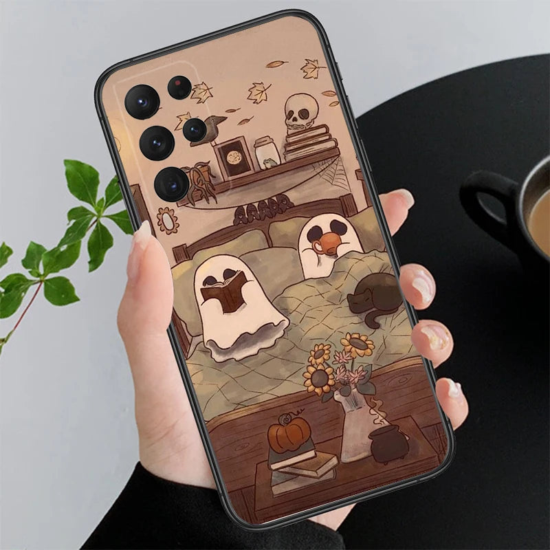 Halloween Ghost Case for Samsung Galaxy S25-S21