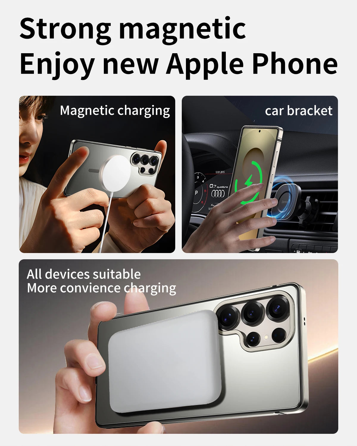 Robuste Aluminiumhülle für Galaxy S25 Ultra Neu