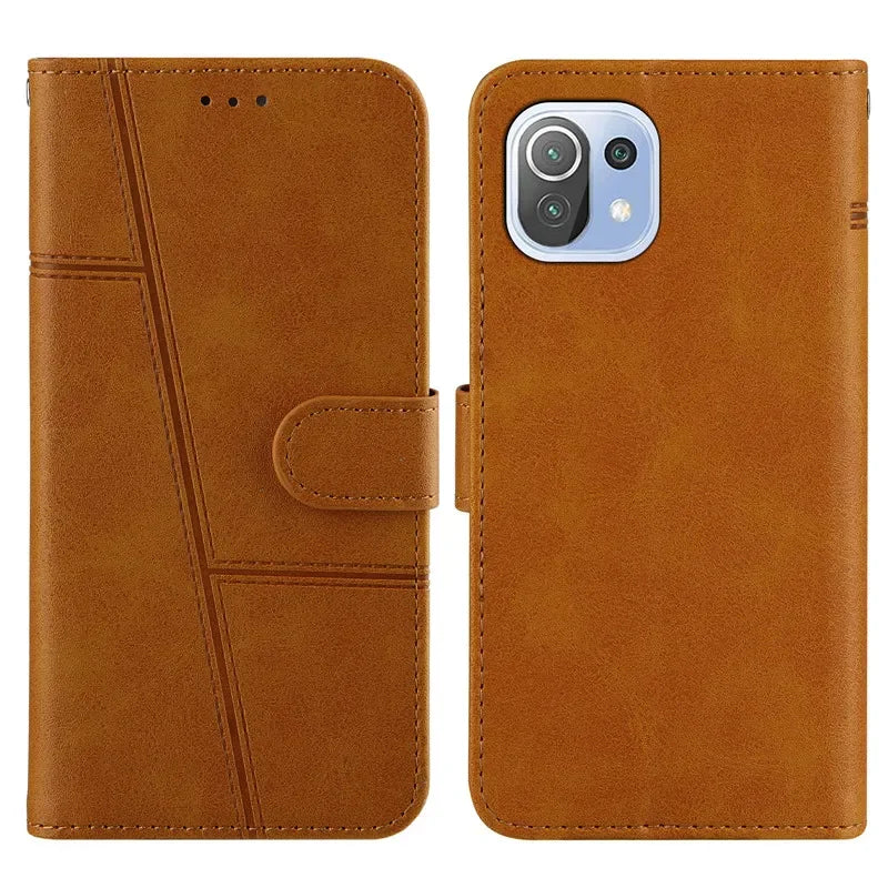 Leder Flip Hülle für Xiaomi Mi 11 Serie