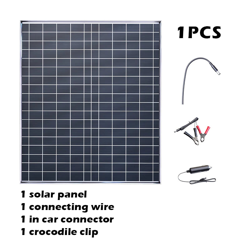500W Solar-Powerbank Kit mit 12V/18V Panel