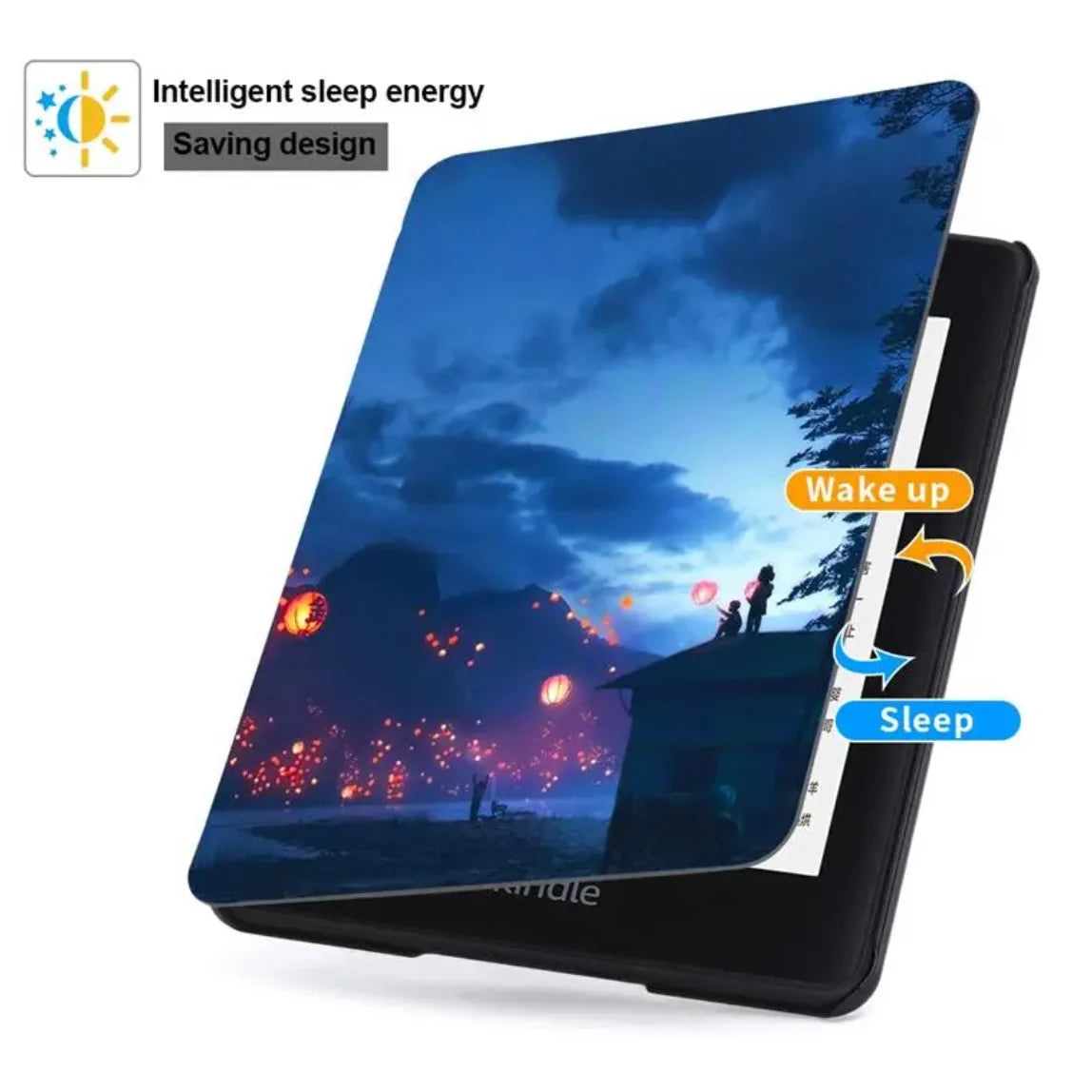 Hülle + Folie für Kindle 10. Gen 6 Zoll