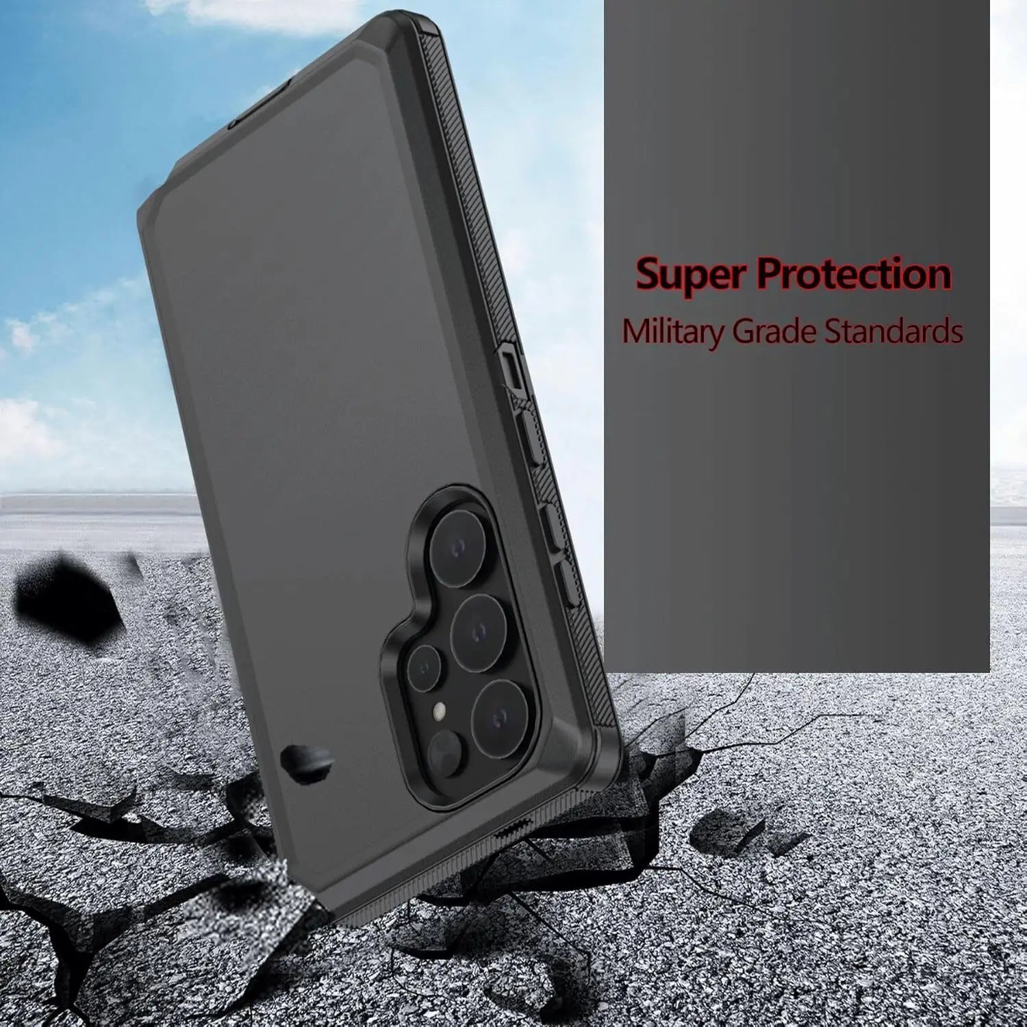 Für Galaxy S25–S20 Hülle mit Gürtelclip & Schutz