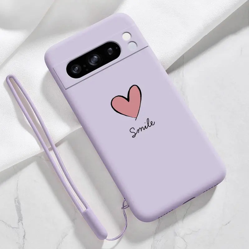 Pixel Hülle mit Love-Armband Silikon