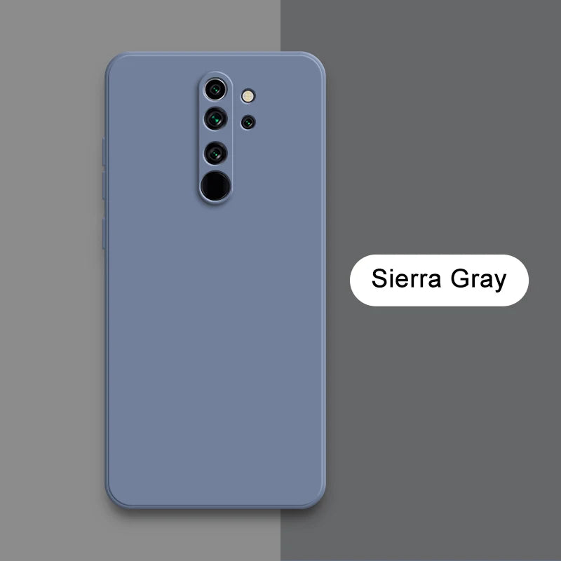 Quadratische Silikonhülle Redmi Note 8 Pro