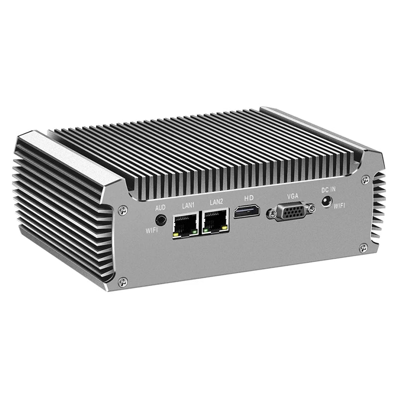 Lüfterloser Industrie Mini PC i7 Dual LAN RS232