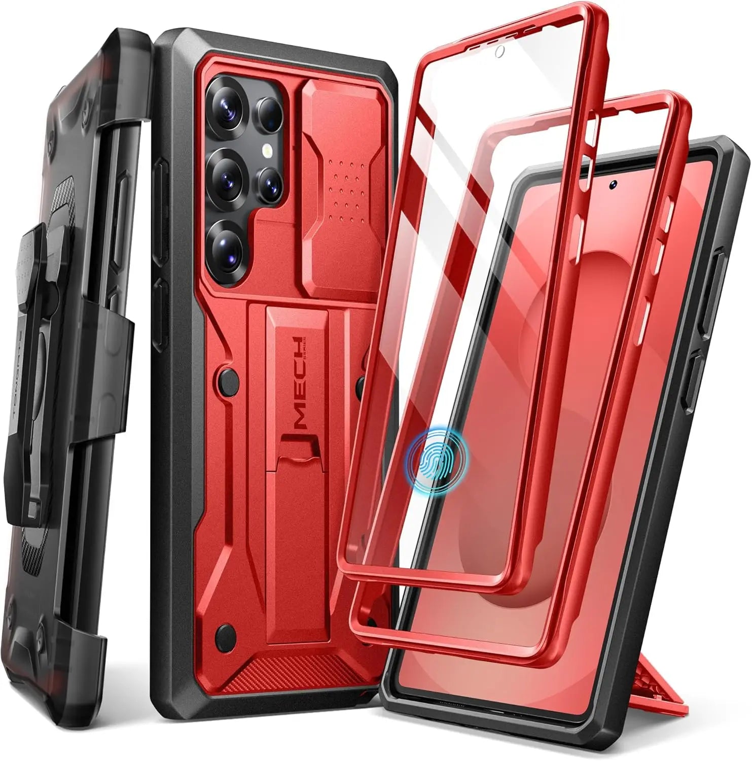 Robuste Schutzhülle mit Ständer für Galaxy S25 Ultra