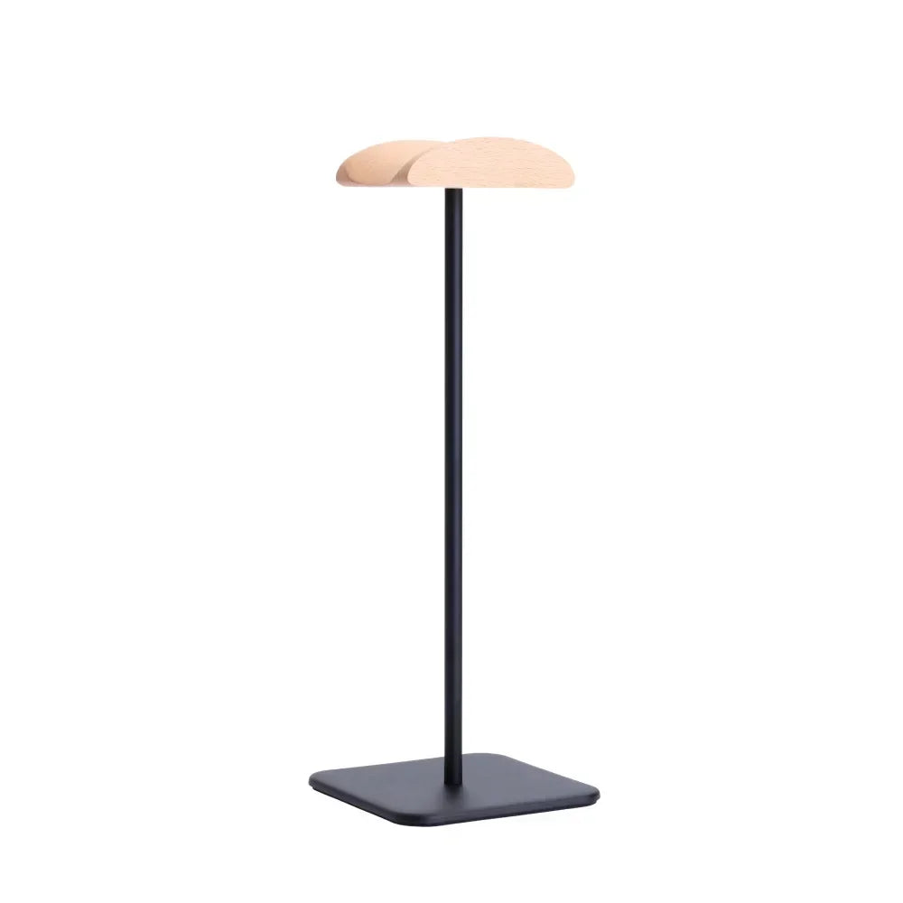 Kopfhörer Ständer Holz Walnuss – Design Headset Halterung für Schreibtisch – Premium Standfuss aus Echtholz