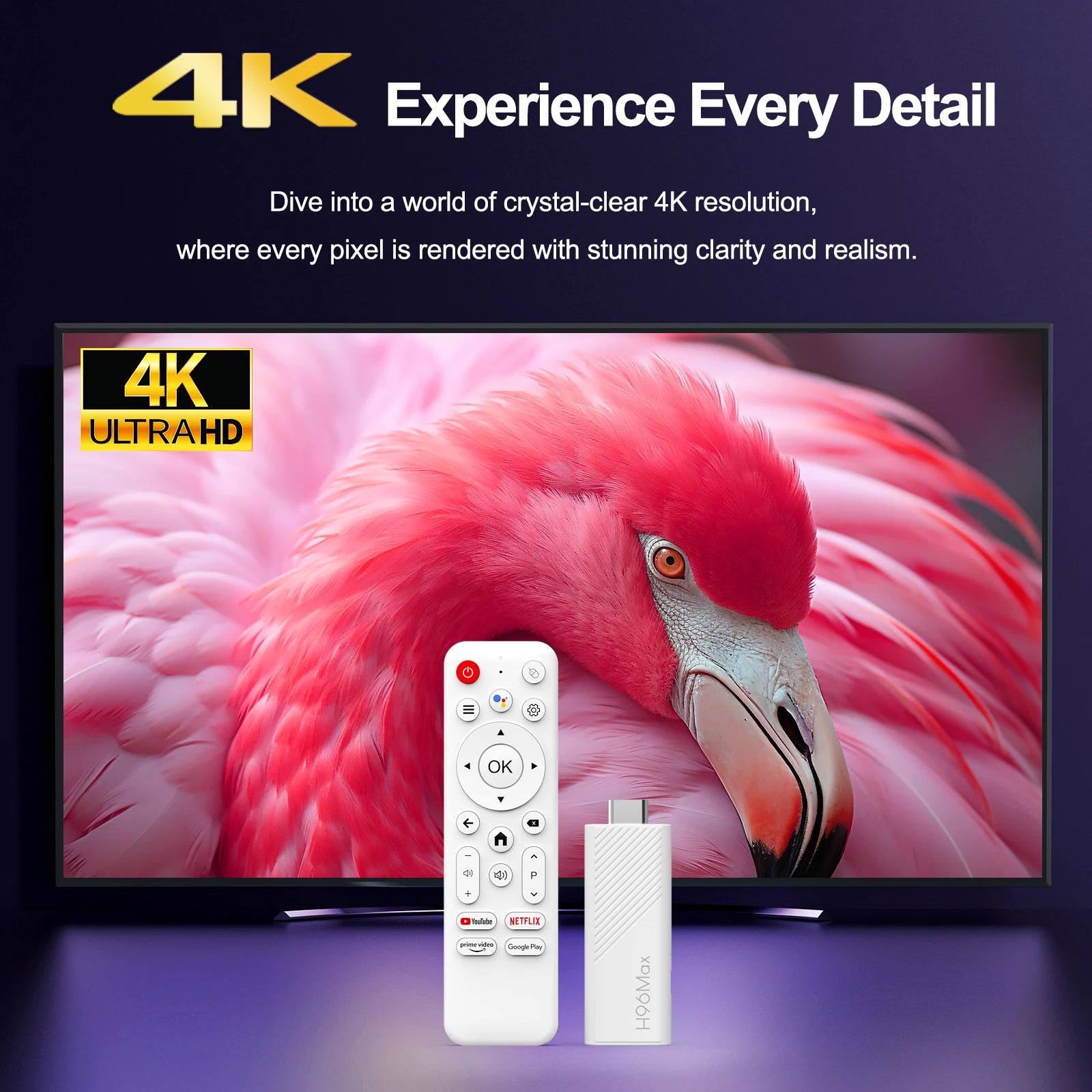 4K HDR Smart TV Stick mit Dual-Band WiFi6 & Sprachsteuerung