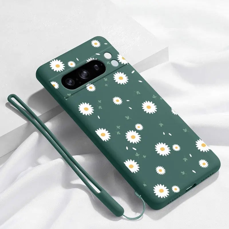 Pixel 8 Pro Hülle mit Blumen-Armband