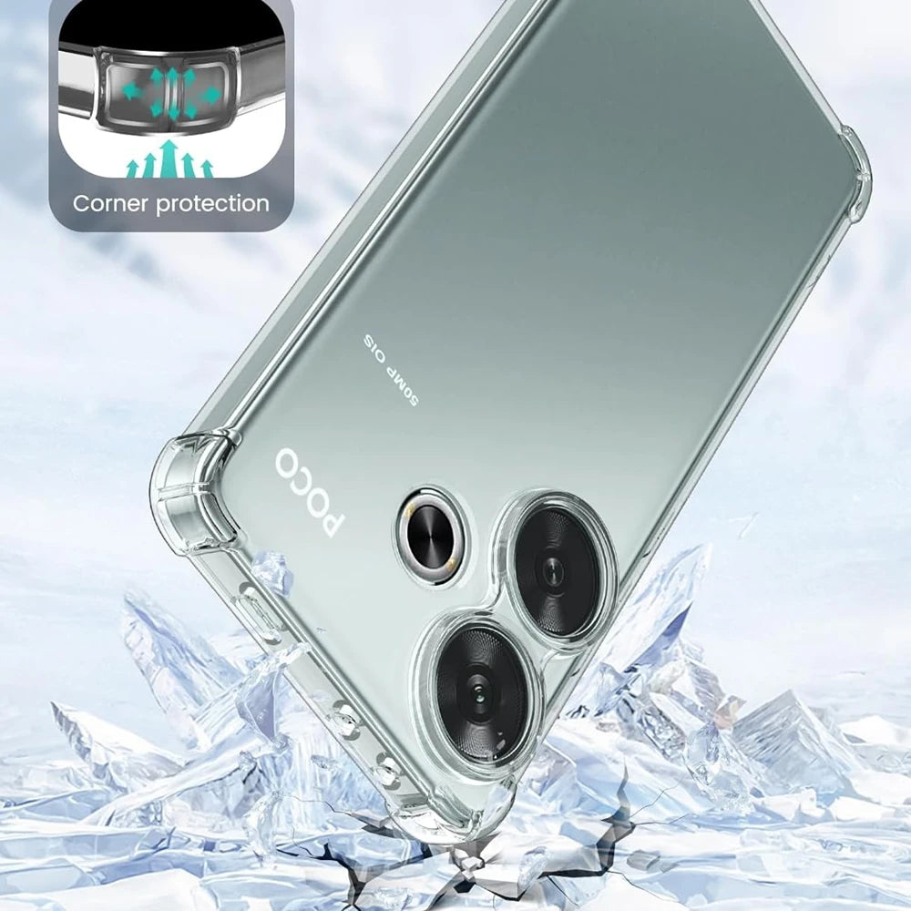 Stoßfeste TPU-Hülle für Xiaomi Poco F6 F5 X7