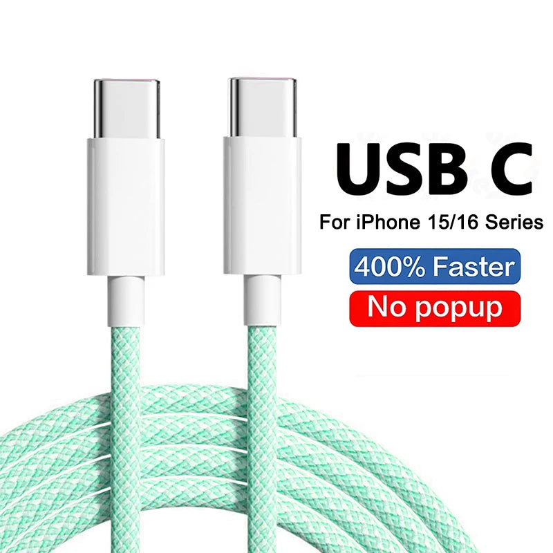 PD 60W Fast Charger USB-C to Type-C Cable