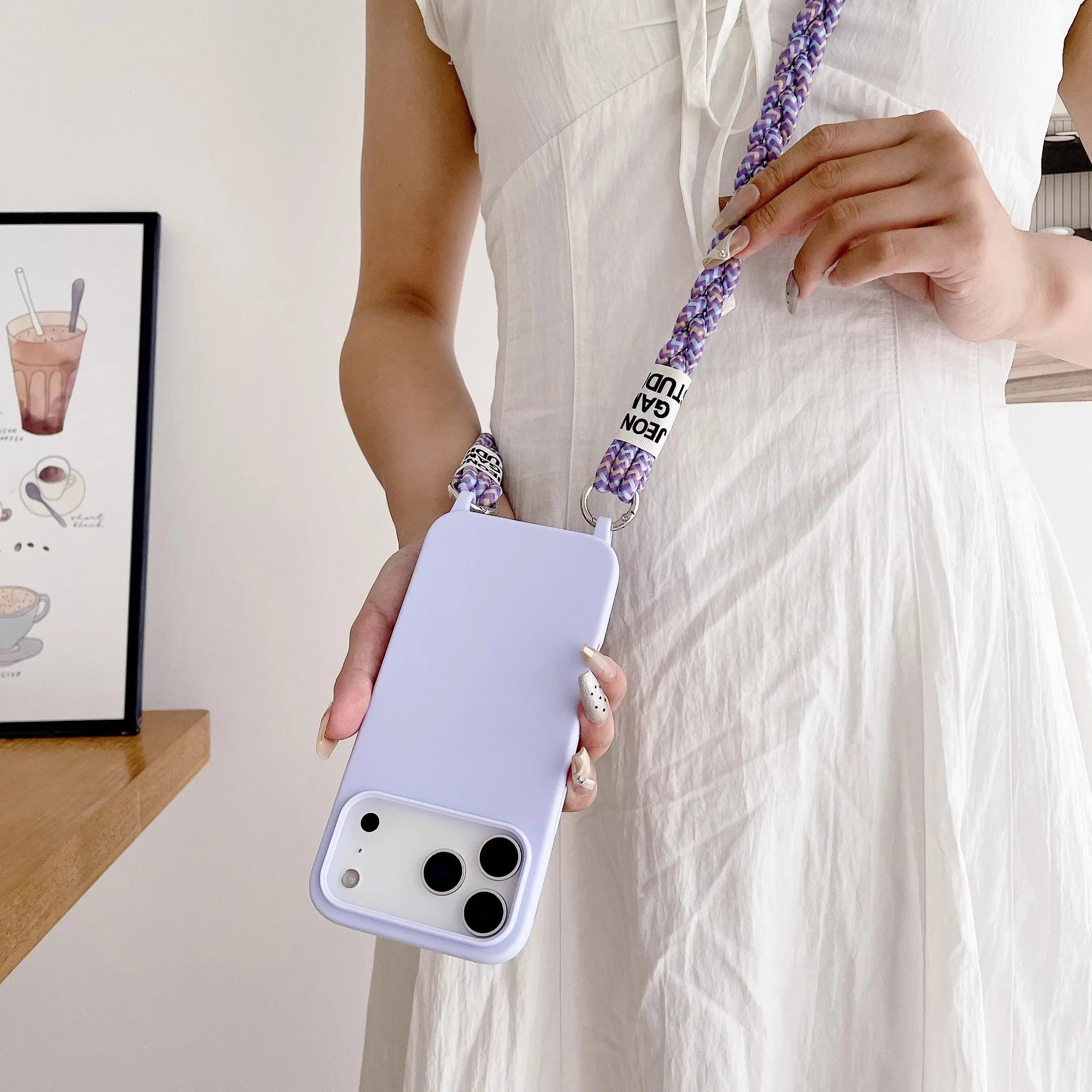 Silikon Lanyard-Hülle mit Band für iPhone 16–17