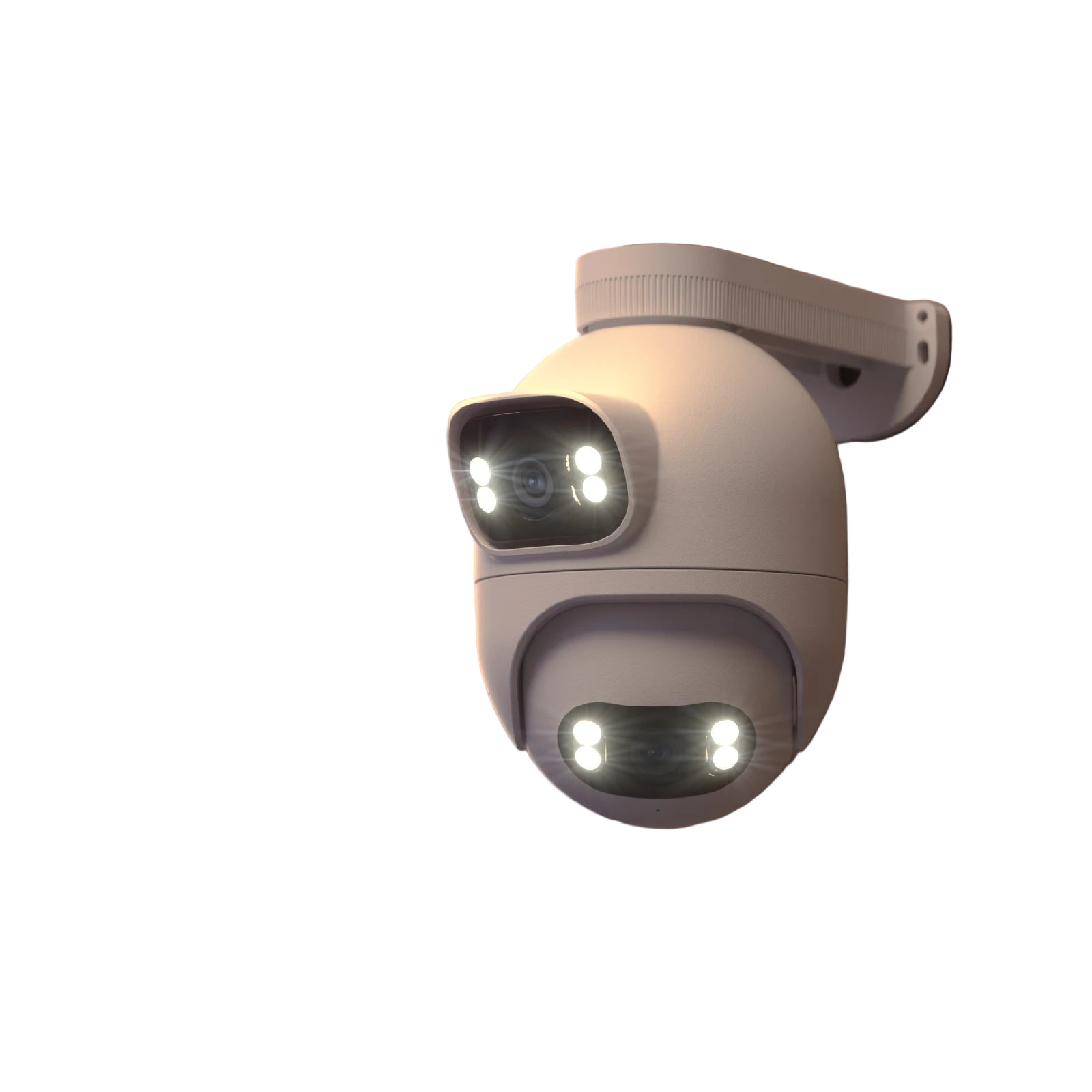 360° Dual-Lens Outdoor Camera with WiFi & Color Night Vision