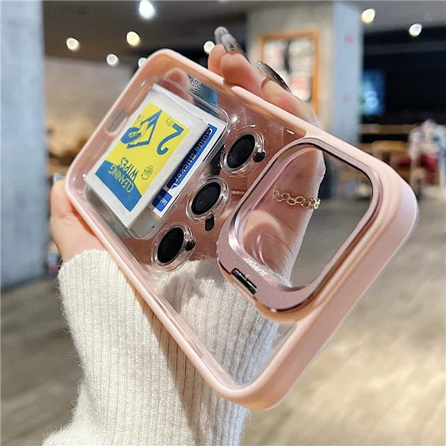 Für iPhone 17 Pro Max Luxus transparente Rahmenhülle