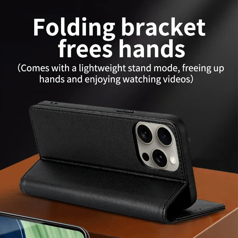 Luxus Lederhülle mit Kartenfach Xiaomi