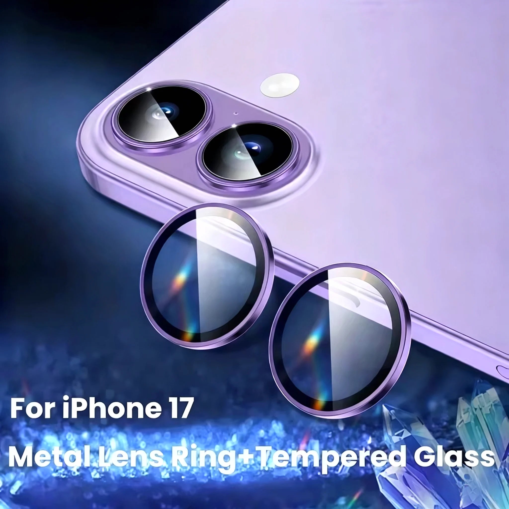 Aluminium Kamera Schutzring für iPhone 17