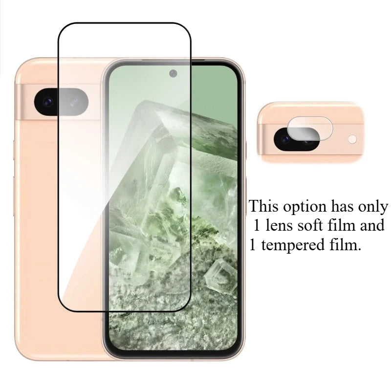 4-in-1 tempered glass screen protector for Google Pixel 6–9 Pro XL