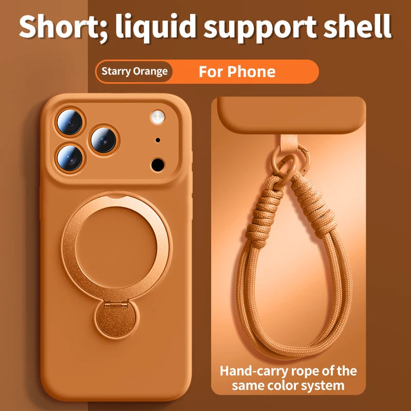 MagSafe Silikonhülle mit Band für iPhone 17 Pro