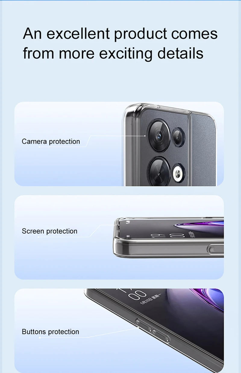 Klare Silikonhülle für Xiaomi Mi 14/13/12 Serie