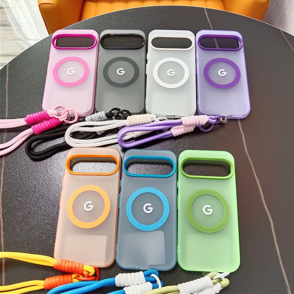 Mattierte transparente Handyhülle mit Band