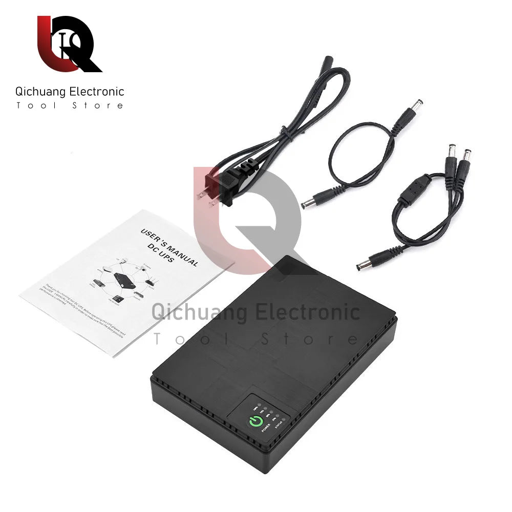 Power Bank 8800/10400mAh UPS 5‑24V emergency power