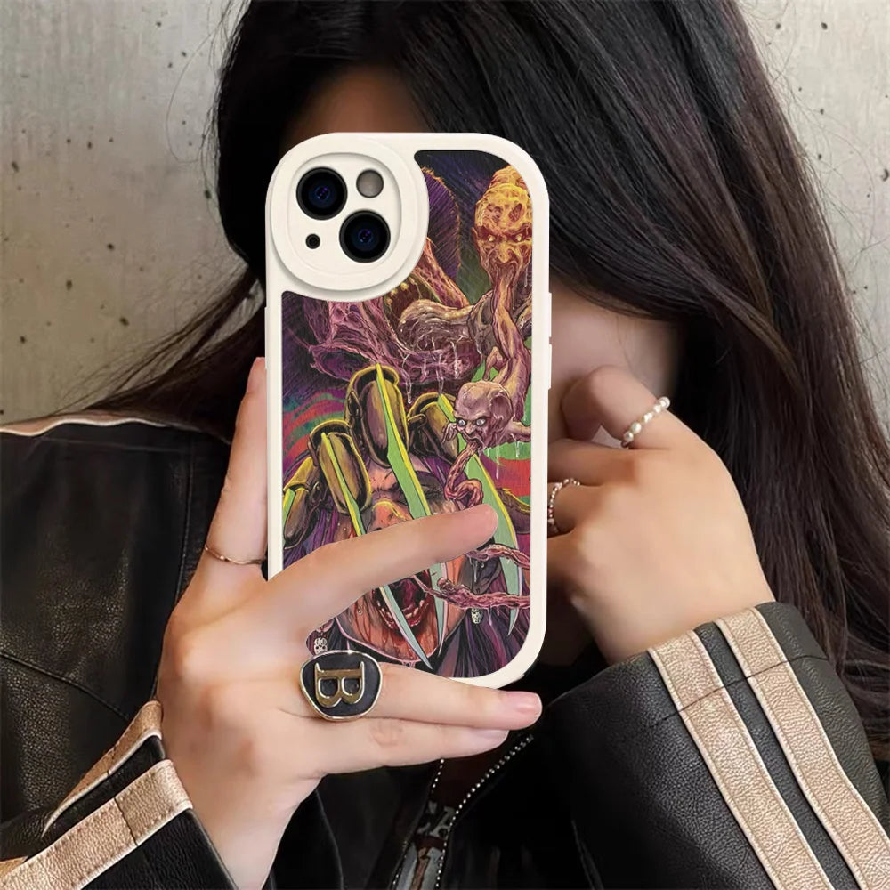 Freddy Krueger Horror Leather Case for iPhone Models