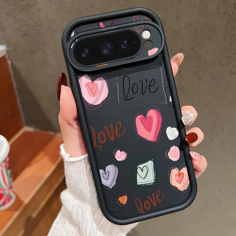 Soft Heart TPU Case for Google Pixel 9 Pro