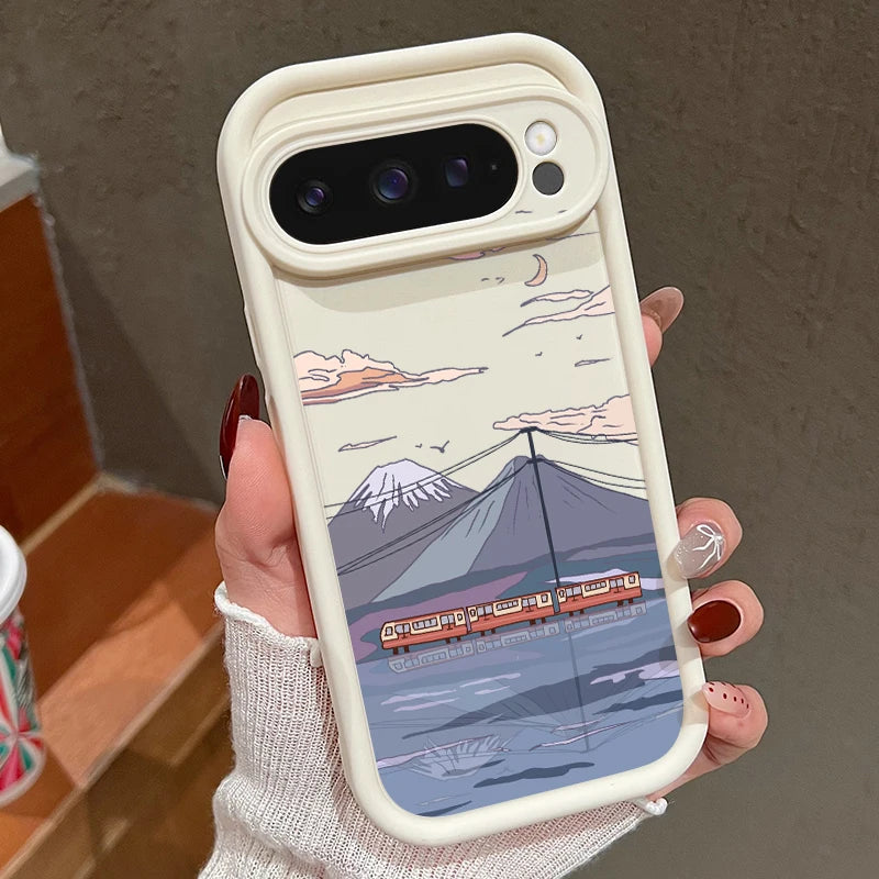 Landschaft TPU Hülle für Pixel 9/8/7