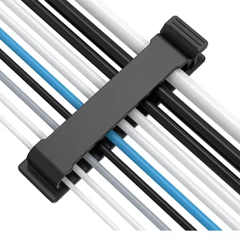 Selbstklebender 10-Fach Kabelclips Organizer