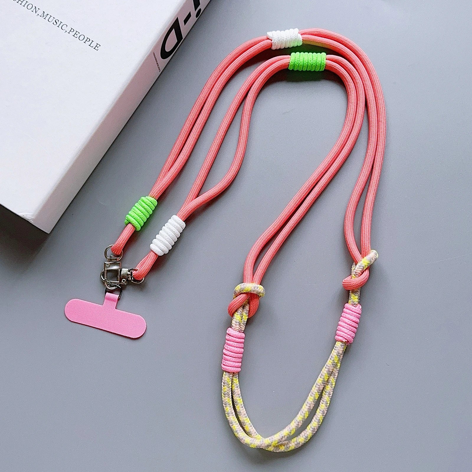 Personalisierter Trend Doppel-Farbiger Handy-Lanyard